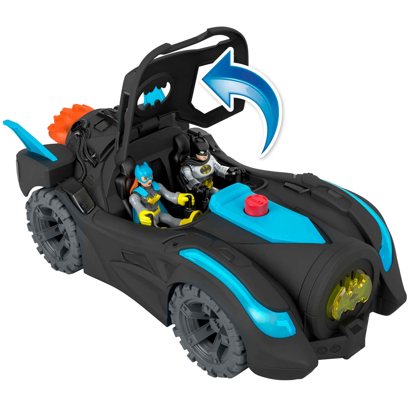 Imaginext DC Super Friends Vehículo de Juguete Batimóvil Luces y Sonido